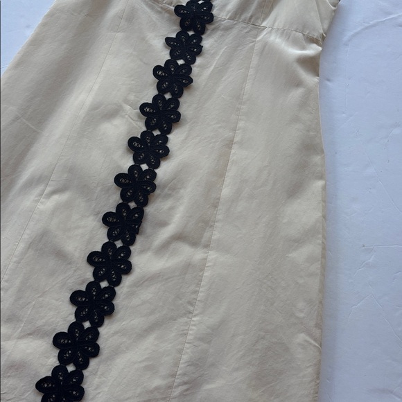 Lilly Pulitzer Vintage 90s White Label Silk Cotton Dress Lace Babydoll Y2K Cream - Picture 6 of 17